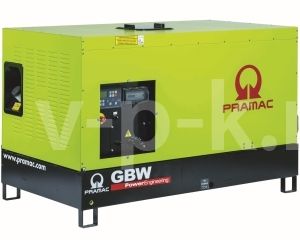 Дизельный генератор PRAMAC GBW15P 1-фазный в кожухе  фото