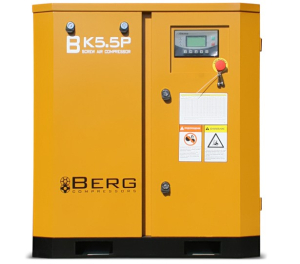 Винтовой компрессор Berg ВК-5.5Р 12 (IP54) без ресивера Винтовой компрессор Berg ВК-5.5Р 12 (IP54) без ресивера фото