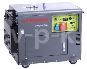 Дизельный генератор PRAMAC PMD5050s, 400/230V, 50Hz, #AVR,  Battery EC  фото